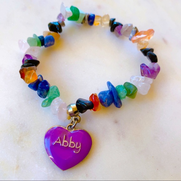 Nordstrom Jewelry - Abby quartz stretch charm 💜 heart bracelet Nordstrom